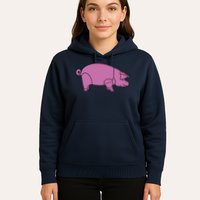Pig As Worn Hoodie