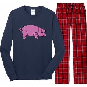 Pig As Worn By Dave Gilmour Long Sleeve Pajama Set