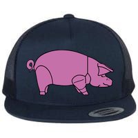 Pig As Worn Flatbill Hat