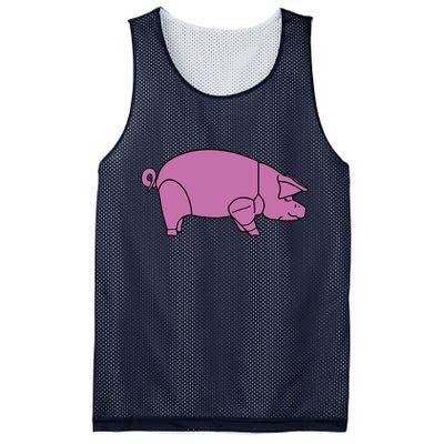 Pig As Worn Mesh Reversible Basketball Jersey Tank