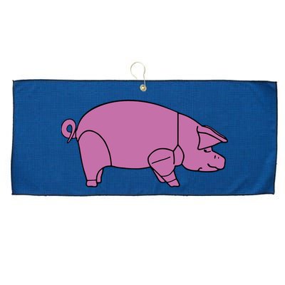 Pig As Worn Large Microfiber Waffle Golf Towel
