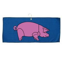Pig As Worn Large Microfiber Waffle Golf Towel