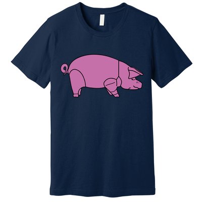 Pig As Worn By Dave Gilmour Premium T-Shirt