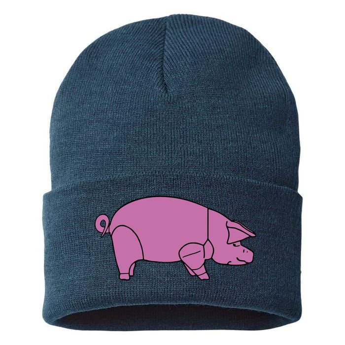 Pig As Worn Sustainable Knit Beanie