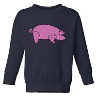 Pig As Worn Toddler Sweatshirt