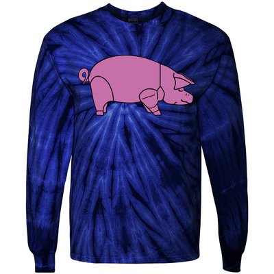Pig As Worn Tie-Dye Long Sleeve Shirt
