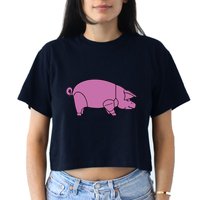 Pig As Worn Crop Top
