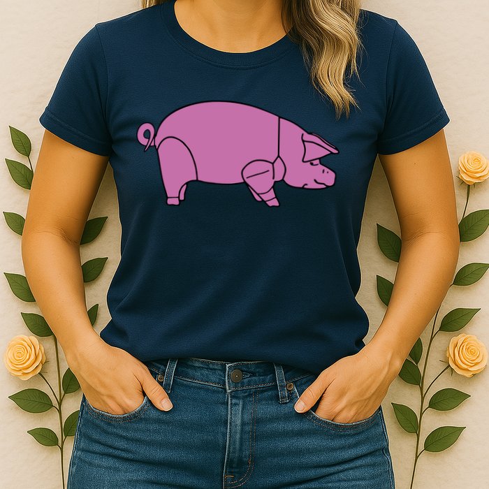 Pig As Worn Womens T-Shirt