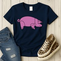 Pig As Worn Womens T-Shirt
