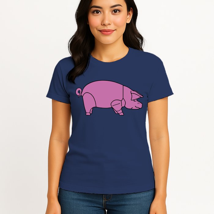 Pig As Worn Womens T-Shirt