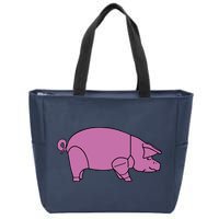 Pig As Worn Zip Tote Bag