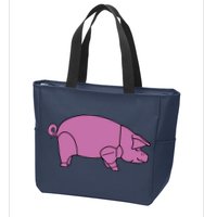 Pig As Worn Zip Tote Bag