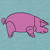 Pig As Worn Sueded Cloud Jersey T-Shirt