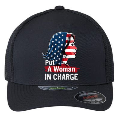 Put A Woman In Charge 2024 Empower In Politics Flexfit Unipanel Trucker Cap