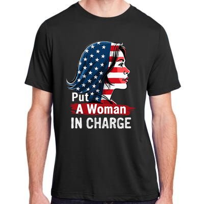 Put A Woman In Charge 2024 Empower In Politics Adult ChromaSoft Performance T-Shirt