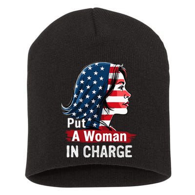 Put A Woman In Charge 2024 Empower In Politics Short Acrylic Beanie