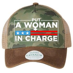 Put A Woman In Charge Potus Female President Legacy Tie Dye Trucker Hat