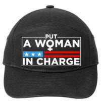 Put A Woman In Charge Potus Female President 7-Panel Snapback Hat