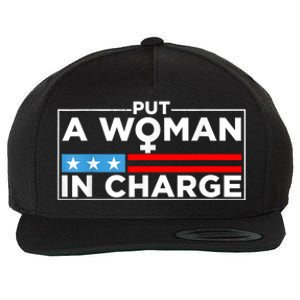 Put A Woman In Charge Potus Female President Wool Snapback Cap