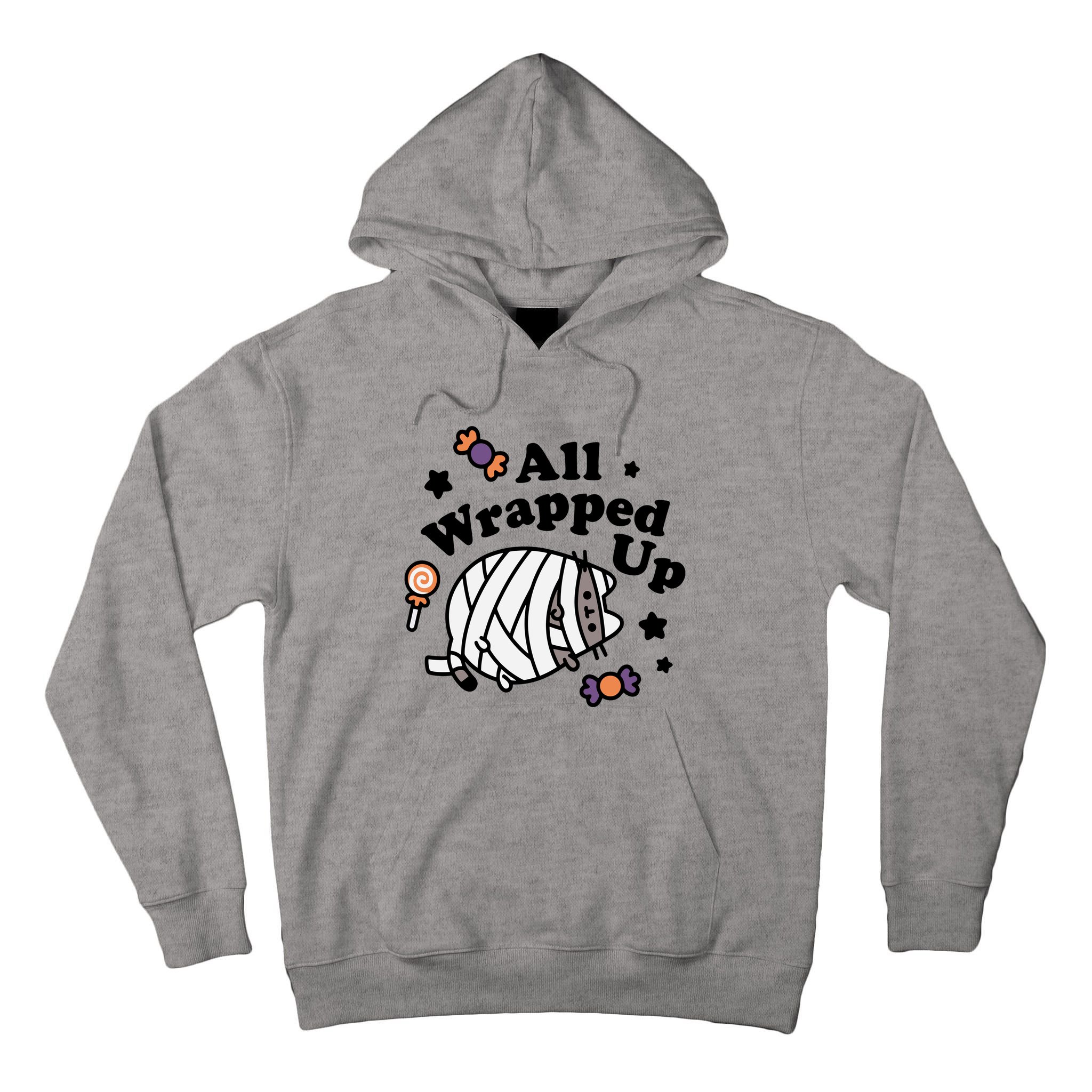 Pusheen All Wrapped Up Halloween Tall Hoodie