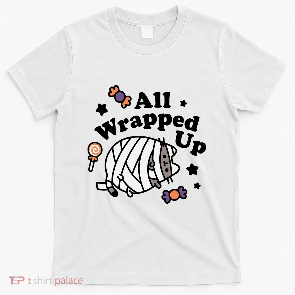 Pusheen All Wrapped Up Halloween T-Shirt
