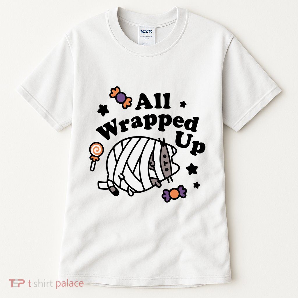 Pusheen All Wrapped Up Halloween Tall T-Shirt