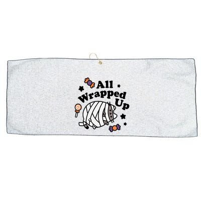 Pusheen All Wrapped Up Halloween Large Microfiber Waffle Golf Towel