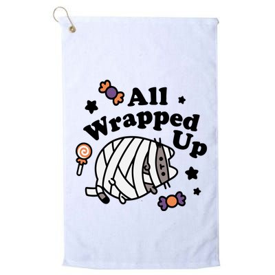 Pusheen All Wrapped Up Halloween Golf Towel