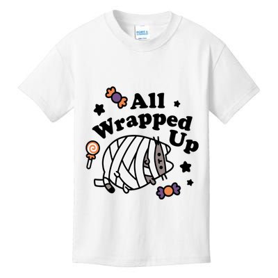 Pusheen All Wrapped Up Halloween Kids T-Shirt