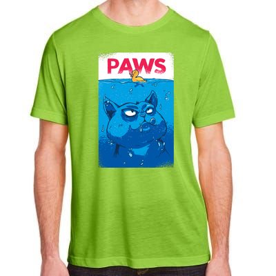 Paws Angry Cat Movie Poster Adult ChromaSoft Performance T-Shirt