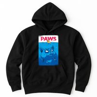 Paws Angry Cat Movie Poster Hoodie