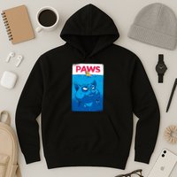 Paws Angry Cat Movie Poster Hoodie