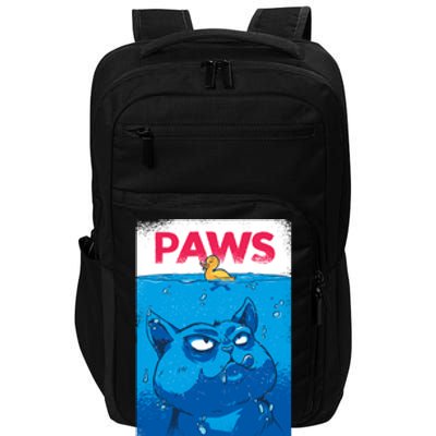 Paws Angry Cat Movie Poster Impact Tech Backpack