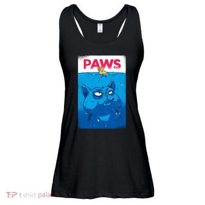 Paws Angry Cat Movie Poster Ladies Essential Flowy Tank