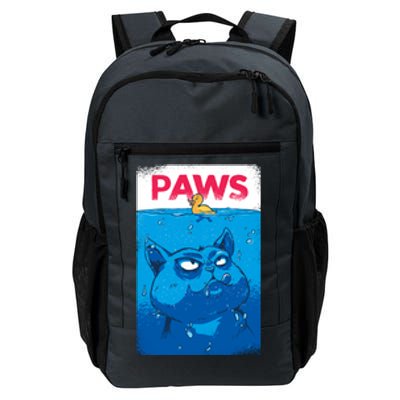 Paws Angry Cat Movie Poster Daily Commute Backpack