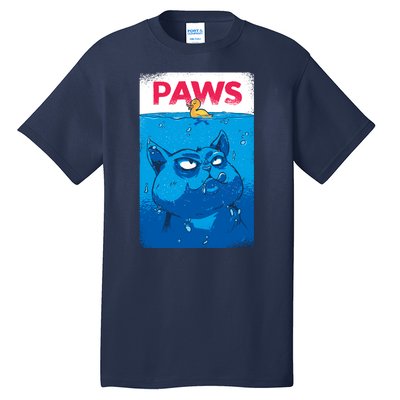 Paws Angry Cat Movie Poster Tall T-Shirt