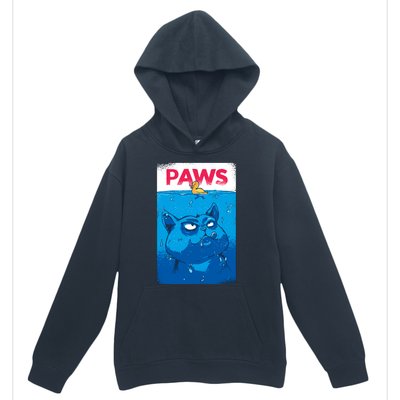 Paws Angry Cat Movie Poster Urban Pullover Hoodie