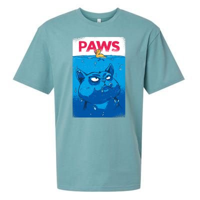 Paws Angry Cat Movie Poster Sueded Cloud Jersey T-Shirt