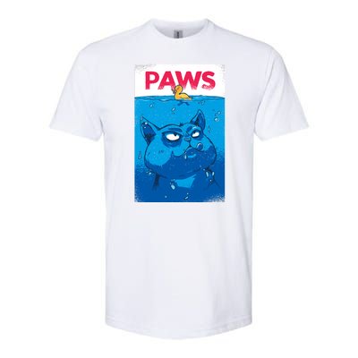 Paws Angry Cat Movie Poster Softstyle CVC T-Shirt