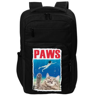 Paws Cat Movie Poster Impact Tech Backpack
