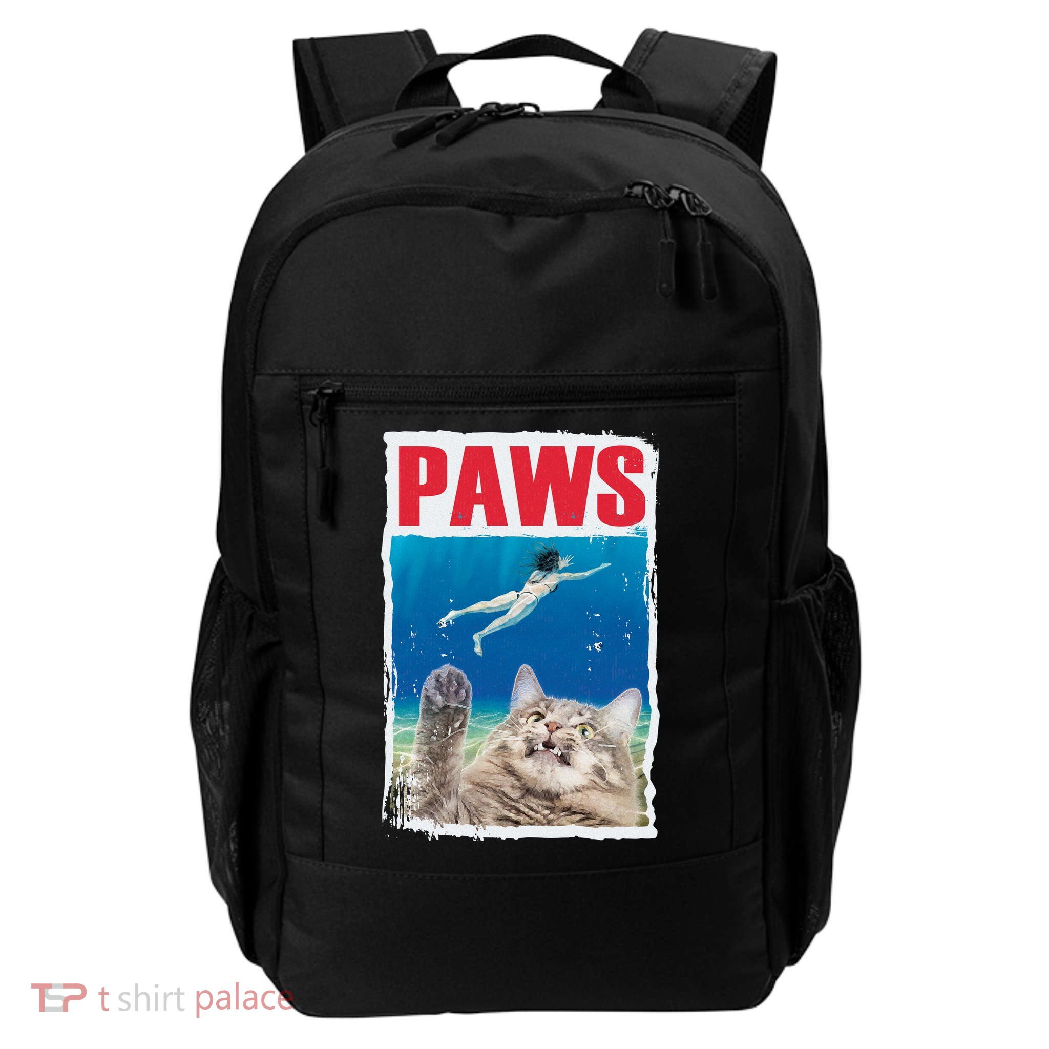 Paws Cat Movie Poster Backpack