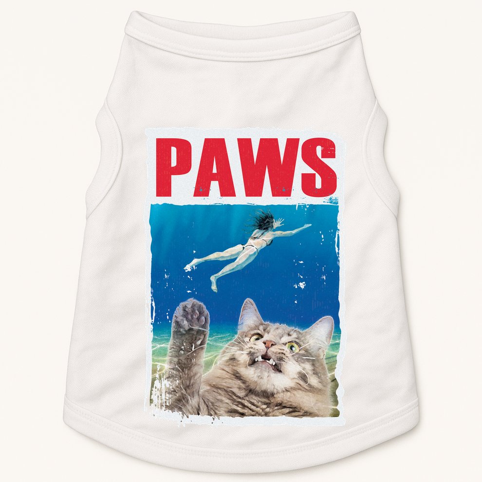 Paws Cat Movie Poster Doggie Tank