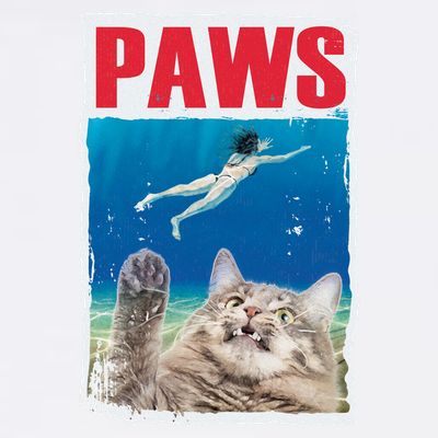 Paws Cat Movie Poster T-Shirt