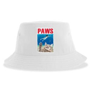 Paws Cat Movie Poster Sustainable Bucket Hat