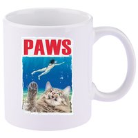 Paws Cat Movie Poster 11oz C Handle Ceramic Mug
