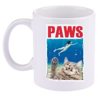 Paws Cat Movie Poster 11oz C Handle Ceramic Mug