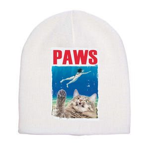 Paws Cat Movie Poster Short Acrylic Beanie