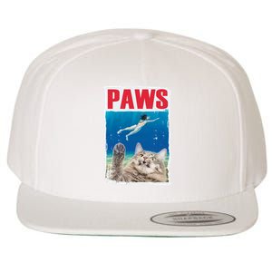 Paws Cat Movie Poster Wool Snapback Cap