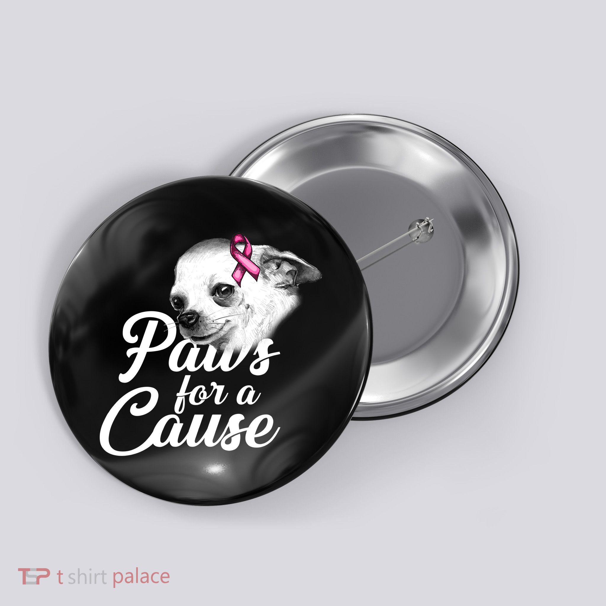 Paws For A Cause Button