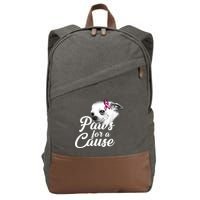 Paws For A Cause Cotton Canvas Backpack